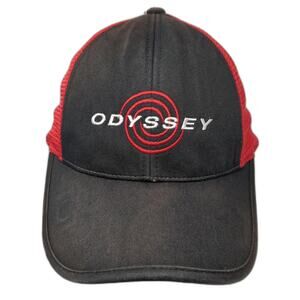 Odyssey Strapback Trucker Hat Multi One Size Adjustable Mesh Back Embroidered